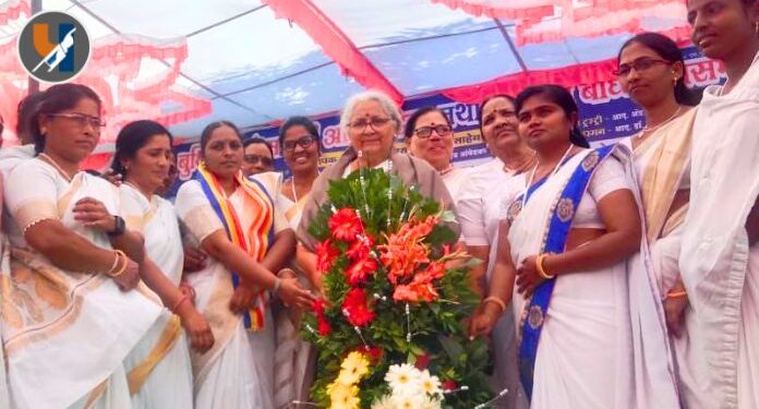 भारतीय बौद्ध महासभेचा जिल्हास्तरीय महिला धम्म मेळावा उत्साहात संपन्न; प्रा. अंजली आंबेडकर यांची प्रमुख उपस्थिती