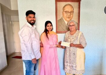 प्रदीप बापू जगताप यांच्या वाढदिवसानिमित्त ‘प्रबुद्ध भारत’ पाक्षिकास २५ हजारांचे धम्मदान