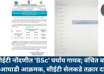 लॉ सीईटी नोंदणीत 'BSc' पर्याय गायब; वंचित बहुजन युवा आघाडी आक्रमक, सीईटी सेलकडे तक्रार दाखल