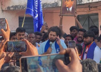 औरंगाबाद मनपा निवडणूक : प्रभाग ८ मध्ये वंचित बहुजन आघाडीचा जनसागर, सुजात आंबेडकरांचा विकासाचा नारा