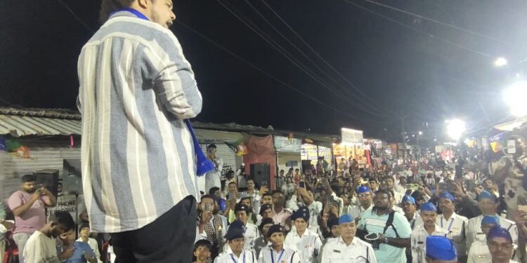 वसई-विरारमध्ये सुजात आंबेडकरांची गर्जना; वसई-विरारच्या विकासासाठी वंचितला संधी द्या; सुजात आंबेडकरांचे मतदारांना आवाहन