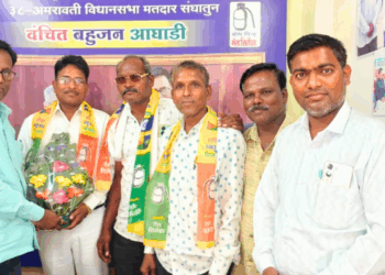 मोर्शी तालुक्यातील कार्यकर्त्यांचा वंचित बहुजन आघाडीत पक्षप्रवेश