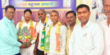 मोर्शी तालुक्यातील कार्यकर्त्यांचा वंचित बहुजन आघाडीत पक्षप्रवेश