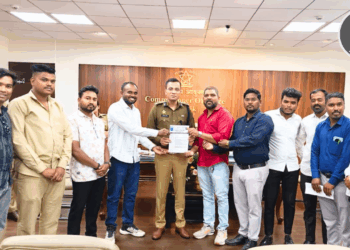 कुंभमेळ्याच्या कामांमुळे नाशिककर त्रस्त; वाहतूक कोंडी सोडवण्यासाठी वंचित बहुजन युवा आघाडीचे पोलीस आयुक्तांना निवेदन!