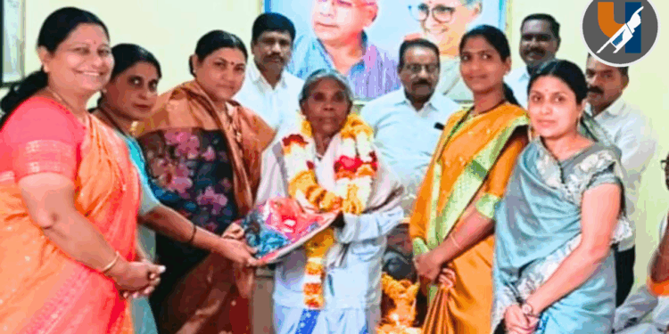 वंचित बहुजन आघाडीतर्फे शिवजयंती उत्साहात साजरी; ज्येष्ठ कार्यकर्त्या मनकर्ना सिरसाठ यांचा विशेष सत्कार