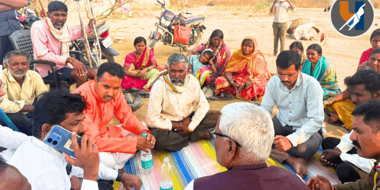 बीड जिल्ह्यात सुर्डीत पारधी कुटुंबांवर जीवघेणा हल्ला; घरे उध्वस्त, वंचित बहुजन आघाडीची पीडितांना भेट