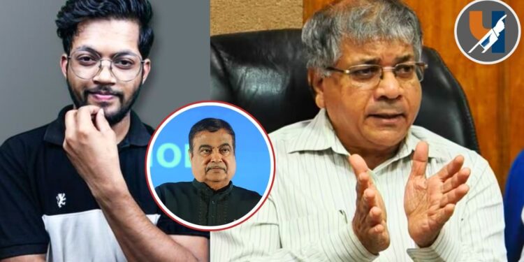 यूट्यूबर मुकेश मोहन यांच्यावर ५० कोटींचा नोटीस; सरकारविरोधात बोलणाऱ्यांना गप्प करण्याचा प्रयत्न – प्रकाश आंबेडकर यांचा घणाघात