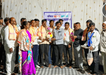 अहमदनगर : नजीक बाभुळगाव येथे वंचित बहुजन आघाडी शाखेचे थाटात उद्घाटन; नव्या पदाधिकाऱ्यांच्या निवडी जाहीर