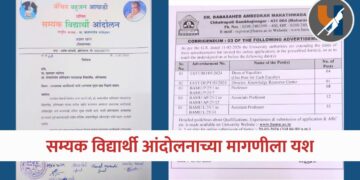 औरंगाबाद : प्राध्यापक भरती अर्जासाठी 20 मार्चपर्यंत मुदतवाढ; सम्यक विद्यार्थी आंदोलनाच्या मागणीला यश