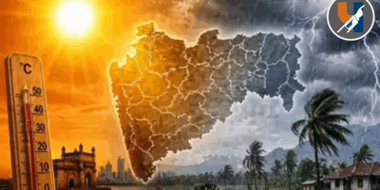राज्यात दुहेरी हवामानाचा इशारा; कुठे उष्णतेची लाट, तर कुठे वादळी पावसाची शक्यता