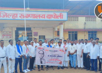 दापोलीत वंचित बहुजन आघाडीकडून डॉ. बाबासाहेब आंबेडकर जयंती उत्साहात साजरी; पक्ष प्रवेश व सामाजिक उपक्रमांचे आयोजन