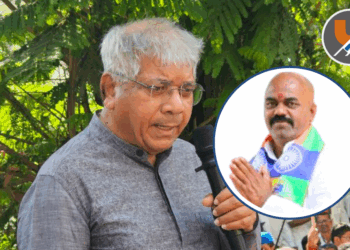 राहुरीत संतोष चोळके यांच्या प्रचारार्थ ॲड. प्रकाश आंबेडकर यांची जाहीर सभा