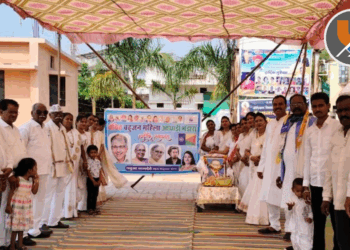 साकोली येथे भीम जयंतीनिमित्त केक कटिंग व सामूहिक भोजन कार्यक्रम उत्साहात