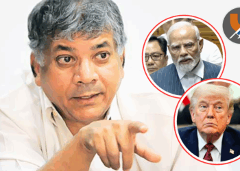 ट्रम्पने थुंकले अन् मोदींनी चाटले ; ट्रम्प- मोदी संबंधांवर ॲड. प्रकाश आंबेडकर यांची घणाघाती टीका