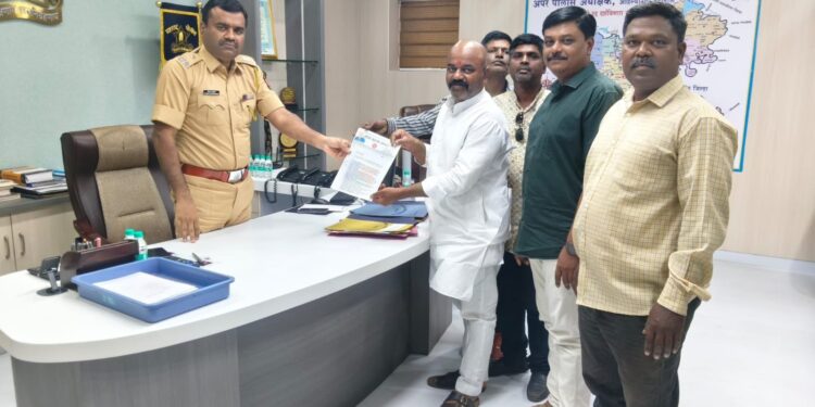 अहमदनगर पोलीस प्रशासनाविरोधात वंचित बहुजन आघाडीचा एल्गार; ११ मे रोजी पोलीस अधीक्षक कार्यालयावर धरणे आंदोलन