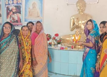 मांडेगाव येथे बुद्ध पौर्णिमा व संस्कार वर्गाचे उत्साहात आयोजन; मीराताई आंबेडकर यांचा वाढदिवस साजरा