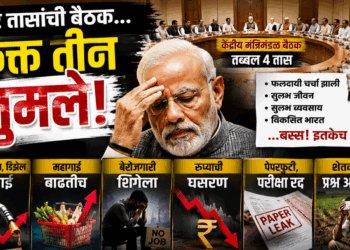 चार तासांची बैठक आणि जुमलेबाजी