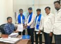 NEET-UG परीक्षा घोटाळ्याविरोधात अहमदनगरमध्ये सम्यक विद्यार्थी आंदोलनाचे धरणे आंदोलन