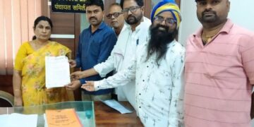 पैठण पंचायत समितीत दिव्यांग कल्याण ५% सेस निधी योजना तात्काळ राबविण्याची वंचित बहुजन आघाडीची मागणी