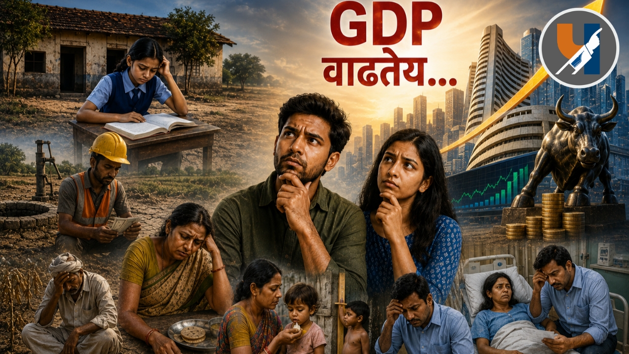 जीडीपीची भरारी आणि सामान्यांचे जगणे: विकासाच्या गणितात आमचे ‘हित’ कुठे आहे?