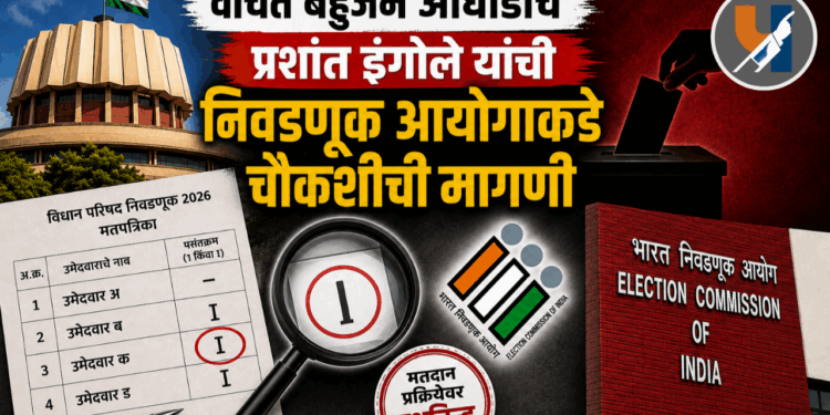 नांदेड विधान परिषद निवडणुकीतील मतदान प्रक्रियेवर प्रश्नचिन्ह; प्रशांत इंगोले यांची निवडणूक आयोगाकडे चौकशीची मागणी