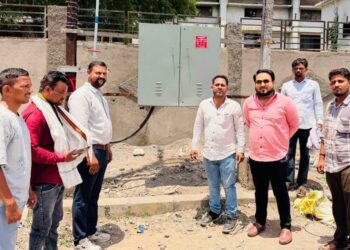 नांदेड : लेबर कॉलनी येथे नवीन डीपीचे उद्घाटन; नागरिकांना कमी दाबाच्या वीजपुरवठ्याच्या समस्येतून दिलासा