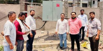 नांदेड : लेबर कॉलनी येथे नवीन डीपीचे उद्घाटन; नागरिकांना कमी दाबाच्या वीजपुरवठ्याच्या समस्येतून दिलासा