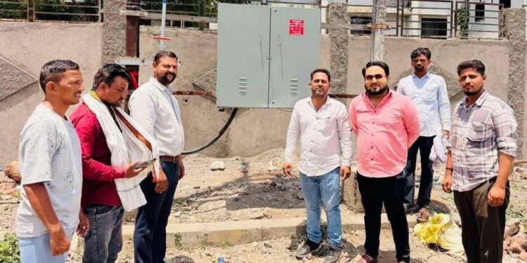 नांदेड : लेबर कॉलनी येथे नवीन डीपीचे उद्घाटन; नागरिकांना कमी दाबाच्या वीजपुरवठ्याच्या समस्येतून दिलासा