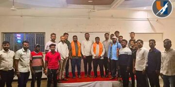 माजी सरपंच धर्मेंद्र जाधव यांचा शेकडो कार्यकर्त्यांसह वंचित बहुजन आघाडीत प्रवेश