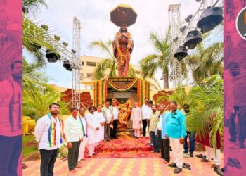 औरंगाबादमध्ये वंचित बहुजन आघाडीच्या वतीने पुण्यश्लोक अहिल्यादेवी होळकर यांना अभिवादन; पदाधिकारी उपस्थित!