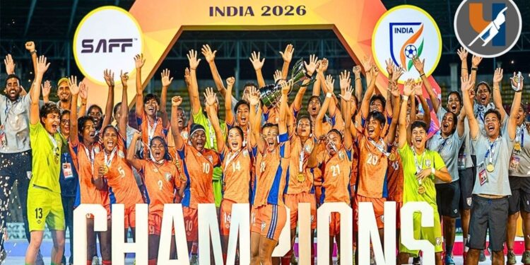 भारतीय रणरागिणींची ऐतिहासिक झेप! बांगलादेशचा ३-१ ने पराभव करत ७ वर्षांनंतर सॅफ चॅम्पियनशिपवर भारताचे नाव