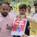 धमक्यांना घाबरणार नाही! दादा भुसेंच्या पोस्टरला काळे फासत मुंबईत सम्यक विद्यार्थ्यांचे आंदोलन