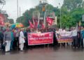 गोंदियात महाराष्ट्र बंदला उत्स्फूर्त प्रतिसाद; विद्यार्थीविरोधी धोरणांच्या निषेधार्थ निदर्शने