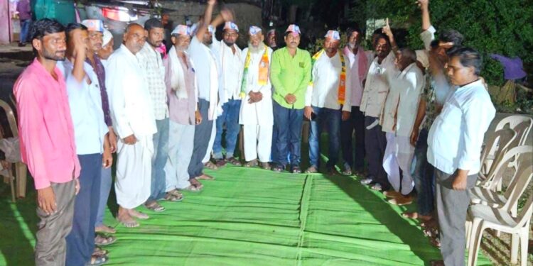 हिप्परगा थडीत वंचित बहुजन आघाडीचा वाढता जनाधार! 