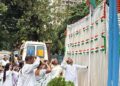 कुर्ला येथे वंचित बहुजन आघाडीतर्फे स्थानिक महिलांच्या हस्ते उत्साहात ध्वजारोहण