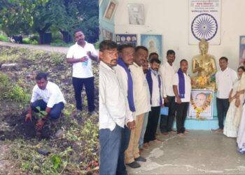 भारतीय बौद्ध महासभा व समता सैनिक दल मांडेगाव शाखेकडून स्वातंत्र्यदिन आणि वामनदादा कर्डक जयंती उत्साहात साजरी