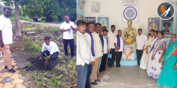 भारतीय बौद्ध महासभा व समता सैनिक दल मांडेगाव शाखेकडून स्वातंत्र्यदिन आणि वामनदादा कर्डक जयंती उत्साहात साजरी