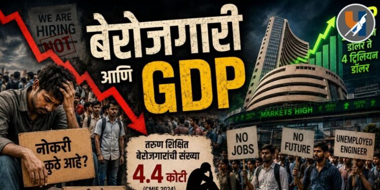 जेन झी “जीडीपी-इझम” (GDPism) च्या थोथरीत देऊन विचारत आहे तू एवढी इतकी वर्षे चमकोगिरी करत आहेस, पण आम्हाला काय मिळाले?