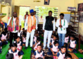 कळमनुरी: वंचित बहुजन युवा आघाडी तर्फे मूकबधिर विद्यालयात फळवाटप करून स्वातंत्र्यदिन साजरा