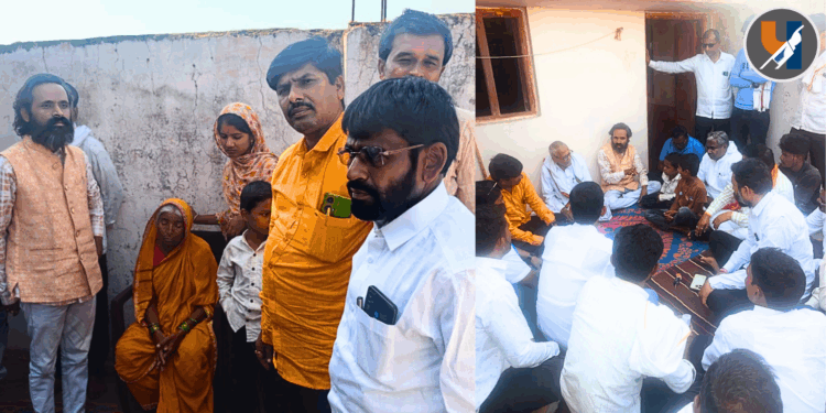 माळकौठा येथील मृत शेतकरी चंद्रकांत शिंदे यांच्या कुटुंबाला वंचित बहुजन आघाडीचा आधार; मुलीच्या शिक्षणाची जबाबदारी घेणार