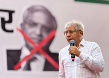 ज्ञानेश कुमार हटाव मार्च आंदोलनाला नागरिकांचा उत्स्फूर्त प्रतिसाद !